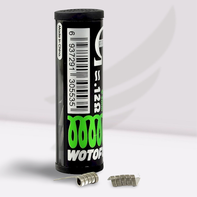 Pack de 10 Coils Dual Core Fused Clapton Ni80 - Wotofo