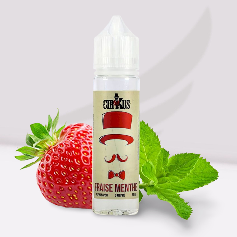 Prêt à booster 50ml Fraise Menthe Authentic Cirkus