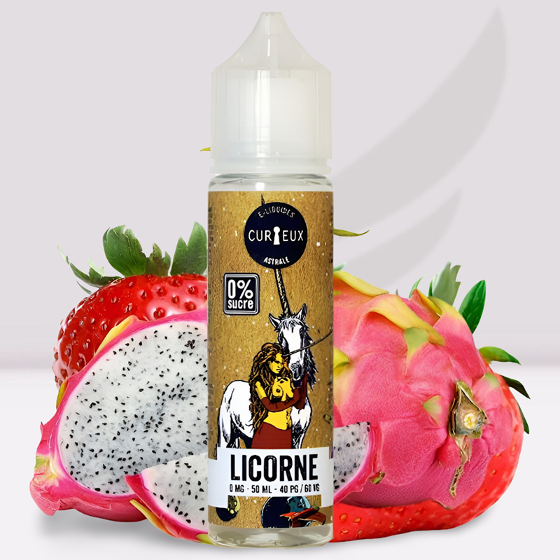 Prêt à booster Licorne Végétol Curieux E-Liquide