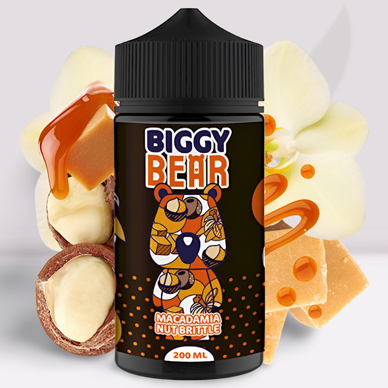 Macadamia Nut Brittle 200ml - Biggy Bear