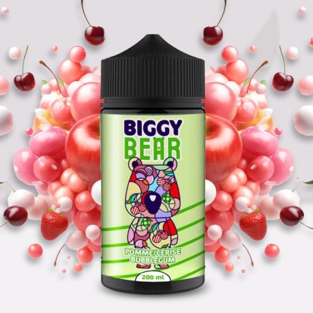 Pomme Cerise Bubble Gum 200ml - Biggy Bear Secret's LAb